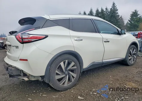 2017 Nissan Murano S z USA, uszkodzony, nr VIN 5N1AZ2MH8HN201709